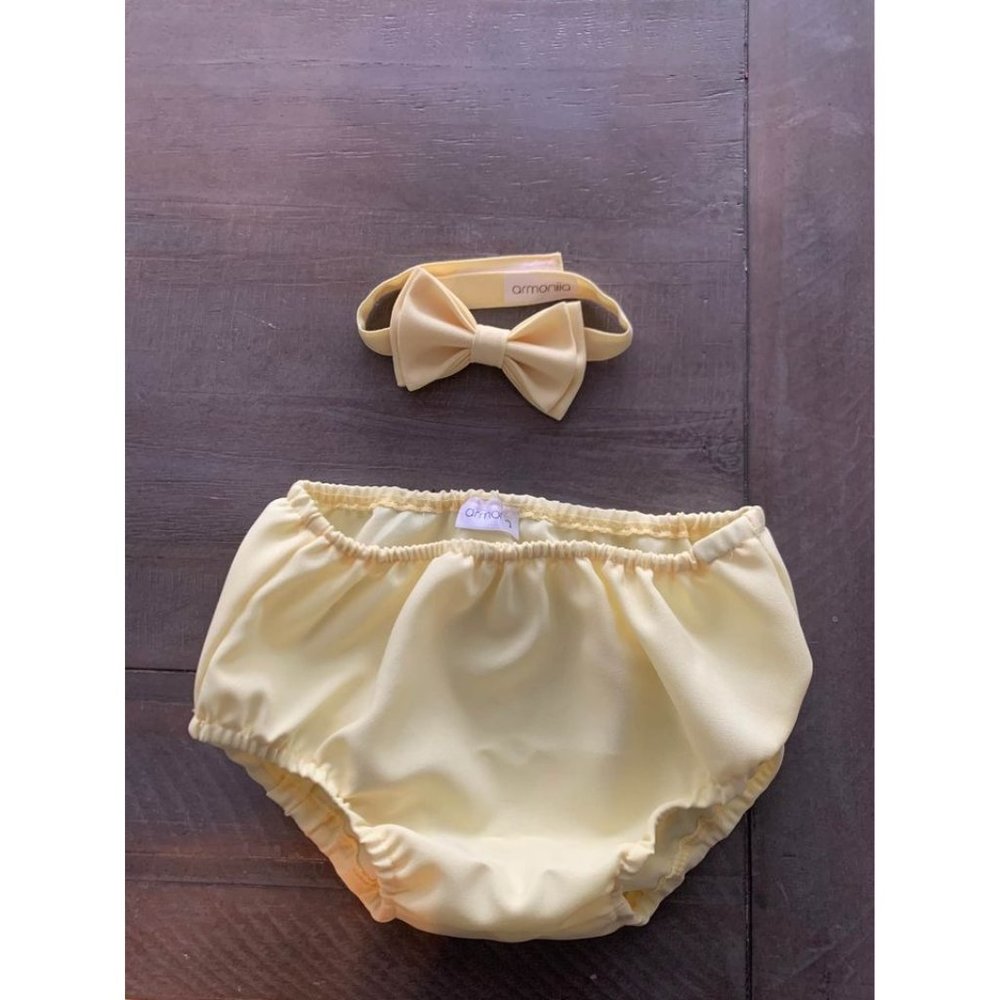 Infant Toddler Yellow Cake smash outfit 12-18 months